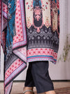 Designer Handwork Printed Kurti Set with Printed Dupatta