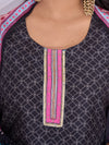 Designer Handwork Printed Kurti Set with Printed Dupatta