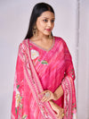 Designer Handwork Printed Kurti Set with Printed Dupatta