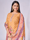 Designer Handwork Printed Kurti Set with Printed Dupatta
