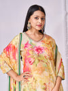Designer Handwork Printed Kurti Set with Printed Dupatta