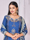 Designer Handwork Printed Kurti Set with Printed Dupatta