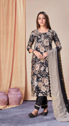 Designer Handwork Printed Kurti Set with Handwork Dupatta