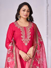 Designer Handwork Kurti Set with Printed Dupatta