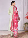 Designer Handwork Kurti Set with Printed Dupatta