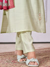 Designer Handwork Kurti Set with Printed Dupatta